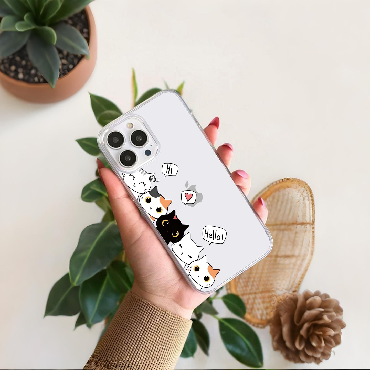 Hello Cats Silicone Phone Case