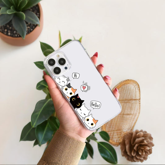 Hello Cats Silicone Phone Case