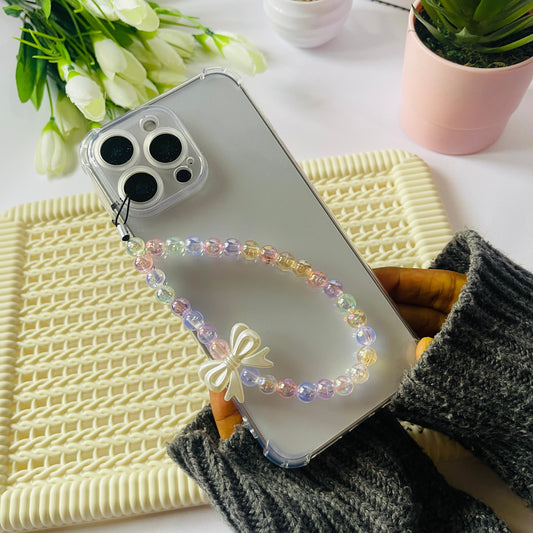 Multicolor Transparent Bow Charms For Phone Case
